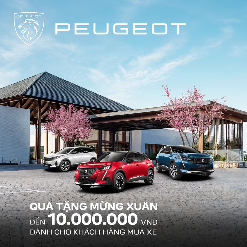 CHỈ CÒN 5 NGÀY NHẬN NGAY QUÀ TẶNG MỪNG XUÂN!!! CÙNG PEUGEOT DU XUÂN HỨNG KHỞI