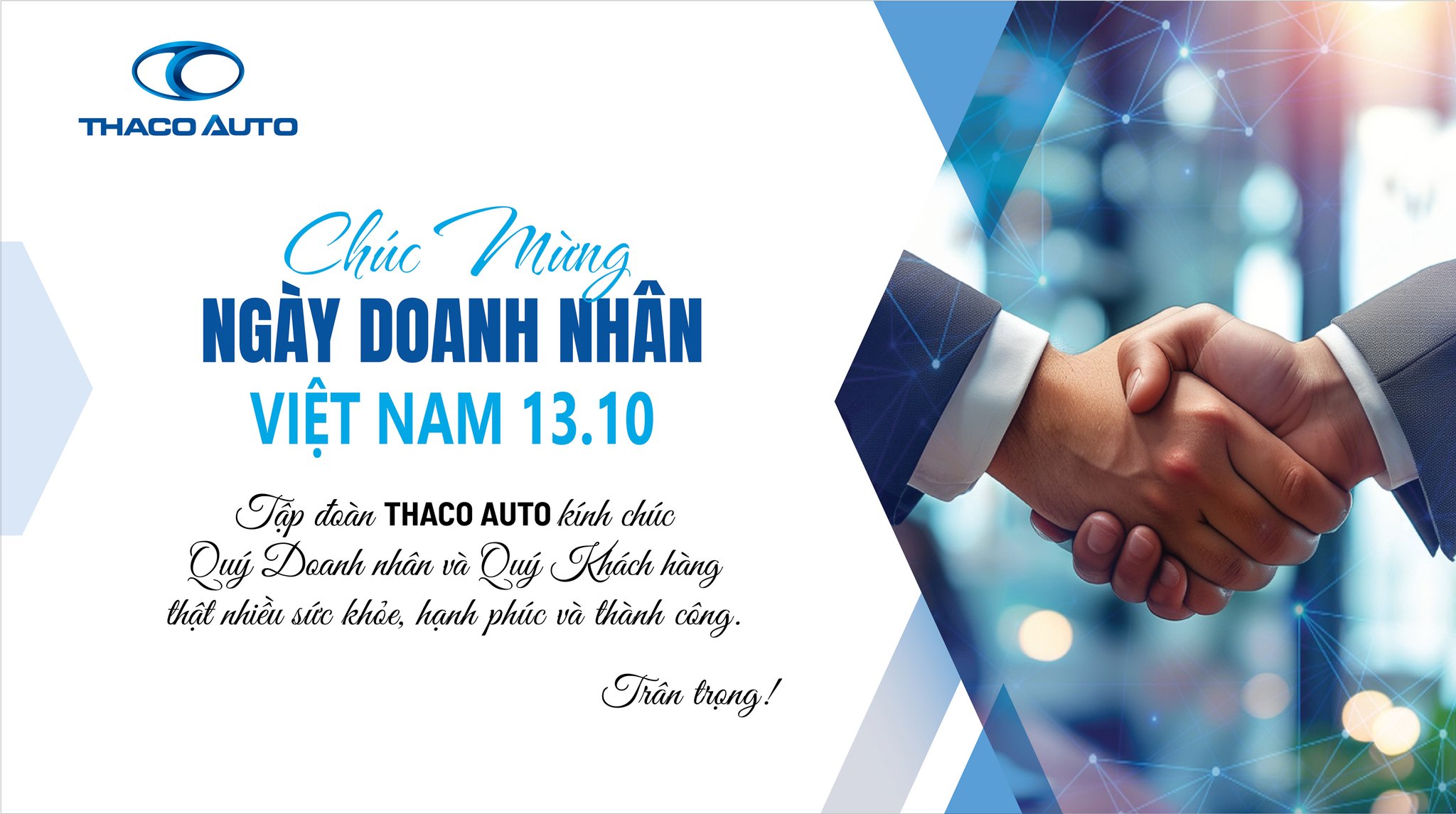 THACO AUTO PHẠM VĂN ĐỒNG CHÚC MỪNG NGÀY DOANH NHÂN