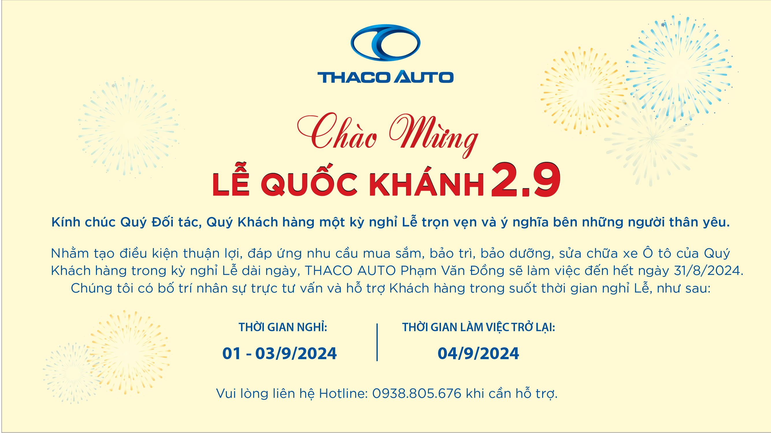 CHÀO MỪNG LỄ QUỐC KHÁNH 2.9