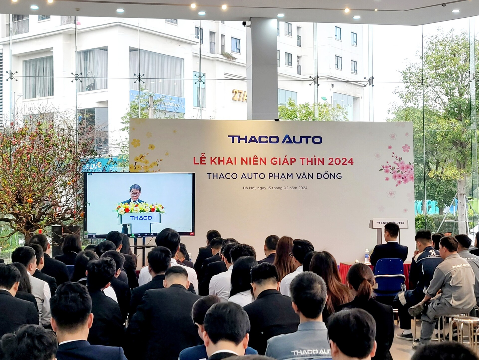 THACO AUTO Phạm Văn Đồng tổ chức Lễ Khai niên Giáp Thìn 2024